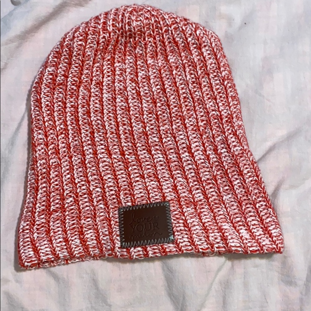 Love your melon Valentine’s Day beanie
